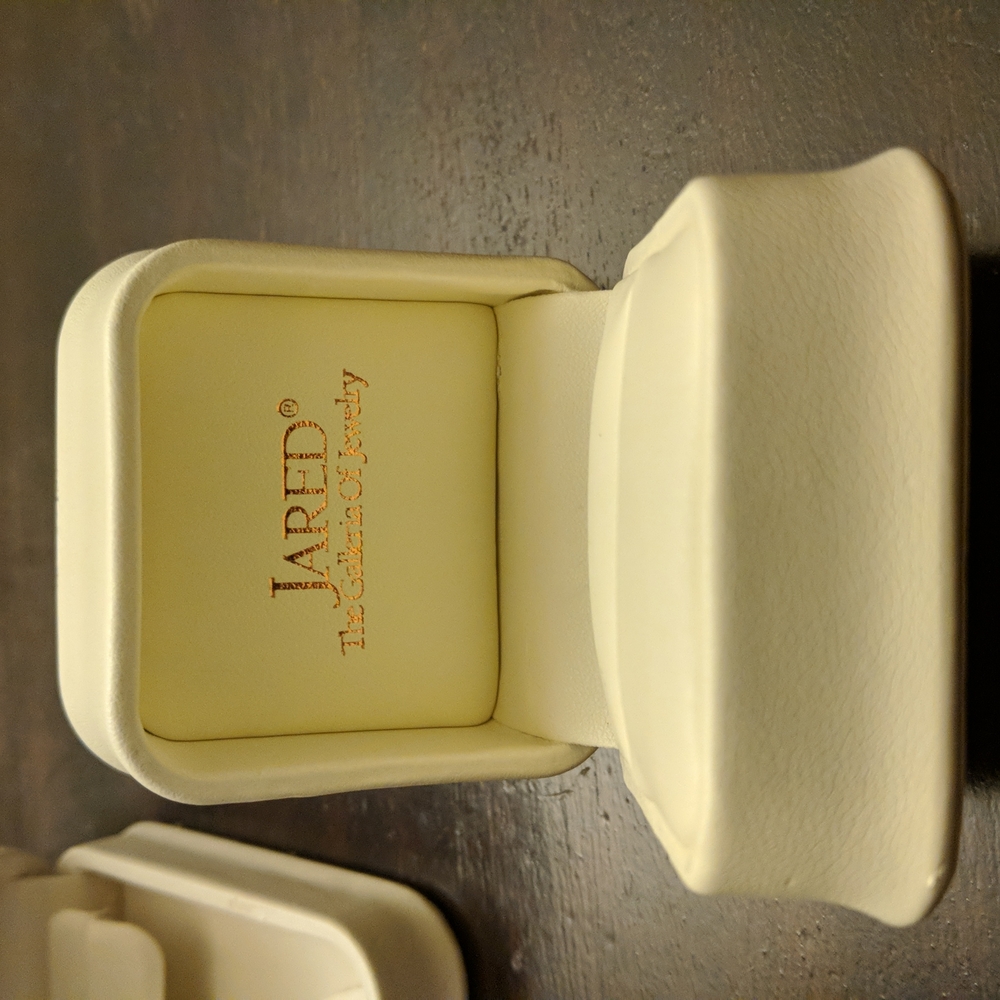 2 Empty Jared Jewelers Boxes- Ring and Necklace Case